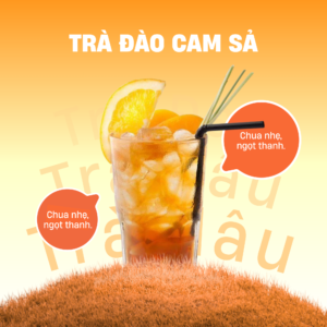 Trà Đào Cam Sả